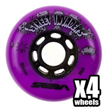 Seba Street Invader Purple Paten Tekerleği