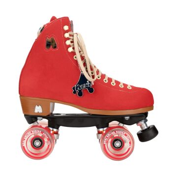 Moxi Lolly Poppy Red Quad Paten