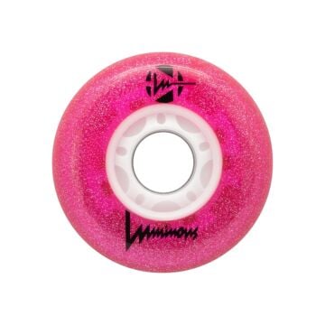 Luminous Glitter Pink Işıklı Paten Tekerleği