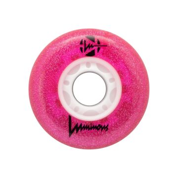 Luminous Glitter Pink Işıklı Paten Tekerleği