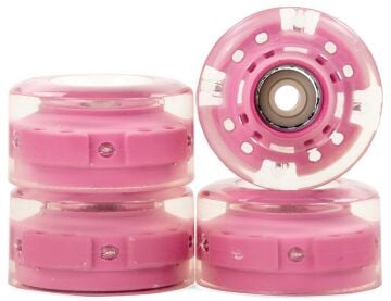 Sfr Light Up Pink Işıklı Quad Paten Tekerleği