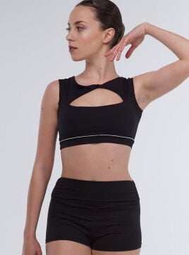 Pridance 248 Black Spor Büstiyer