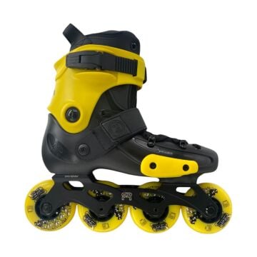 Fr Skates Frx 80 Custom Black/Yellow Urban Paten