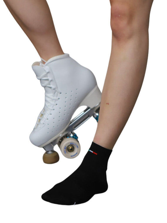 Pridance 521/P Black Buz Pateni Çorabı
