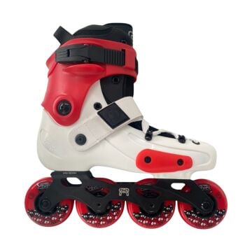 Fr Skates Frx 80 Custom White/Red Urban Paten