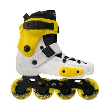 Fr Skates Frx 80 Custom White/Yellow Inline Skate