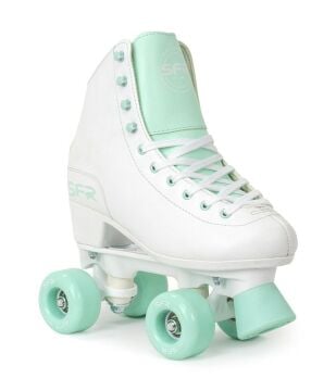 Sfr Figure White/Green Quad Paten