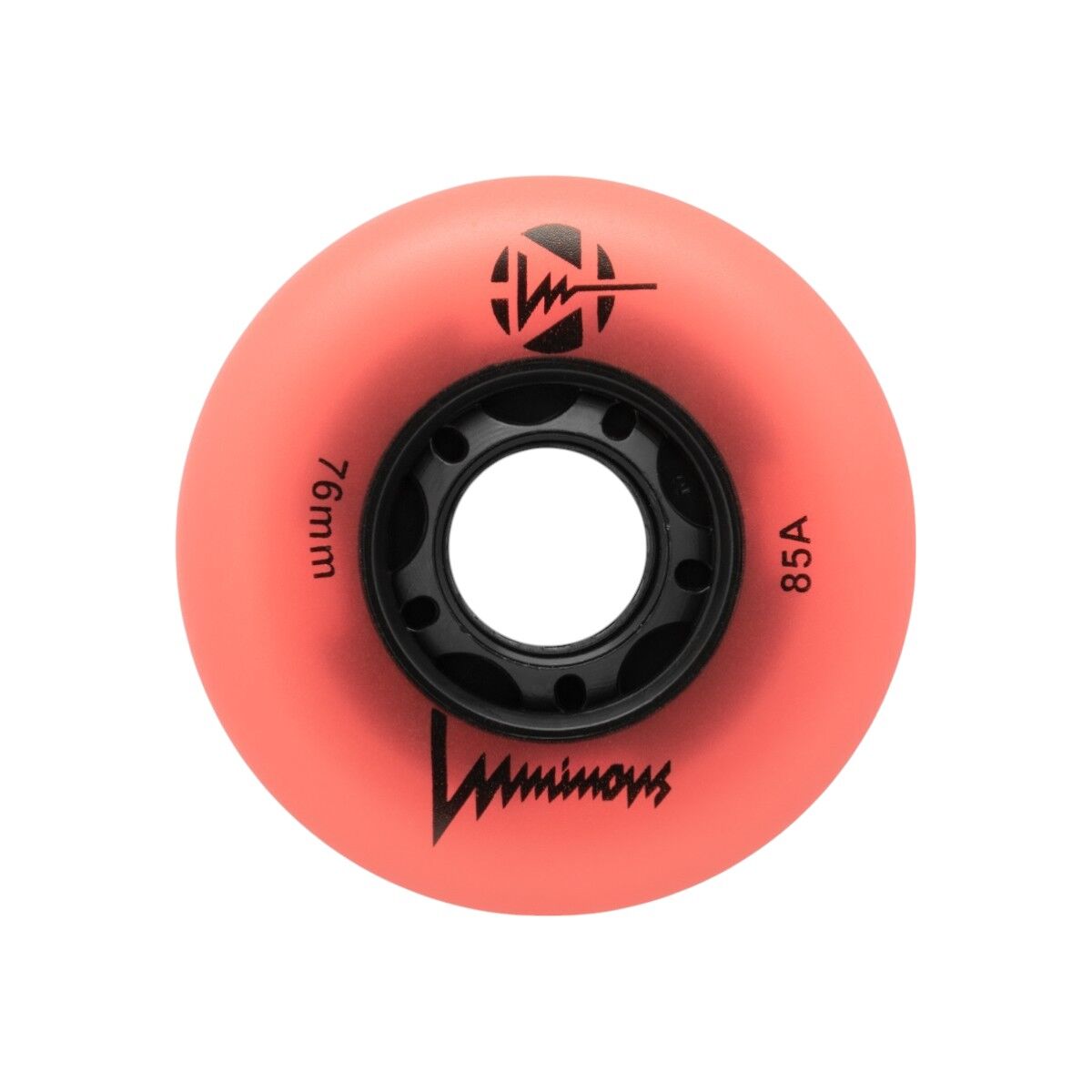 Luminous Coral Glow Işıklı Paten Tekerleği Kırmızı - 76 MM