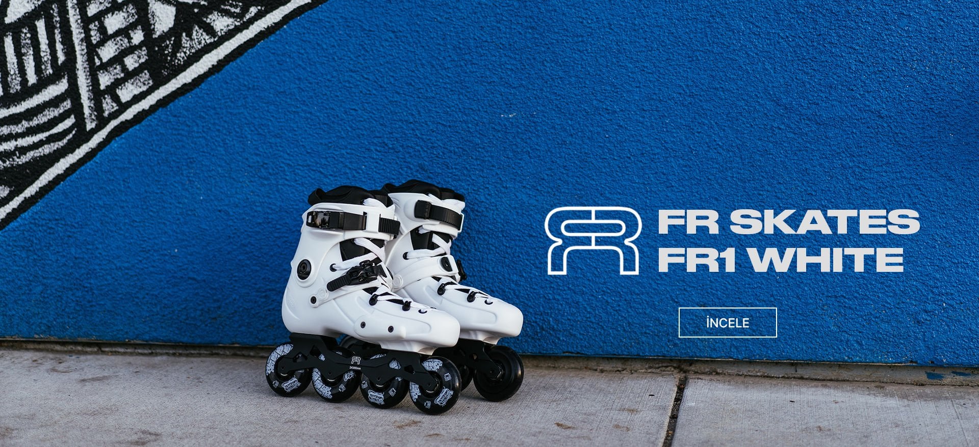 fr skates - fr1 white